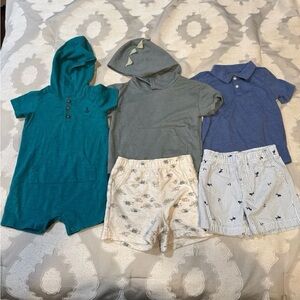 Set of 3 Toddler Boys Carter's Outfits - 24 months